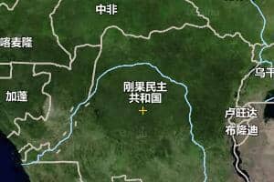 刚果地图