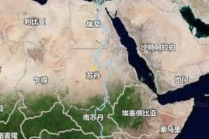 苏丹地图