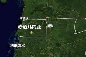 赤道几内亚地图