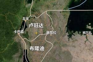 卢旺达地图