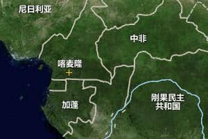 喀麦隆地图