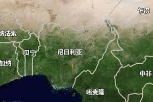 尼日利亚地图