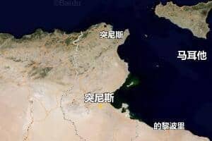 突尼斯地图