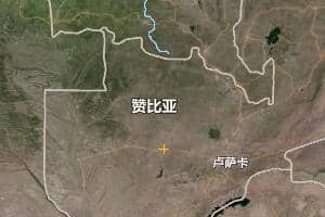 赞比亚地图