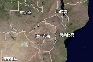 津巴布韦地图