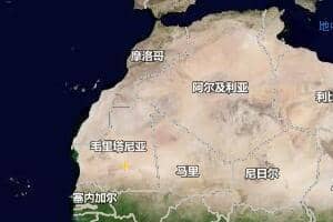 毛里塔尼亚地图