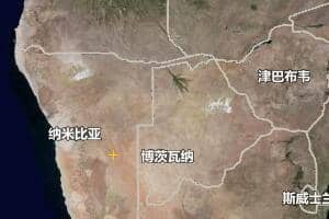 纳米比亚地图