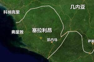 塞拉利昂地图