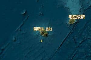 留尼汪岛地图