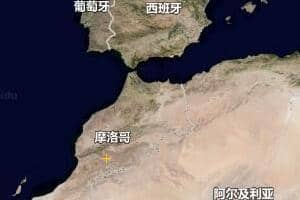 摩洛哥地图