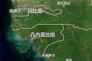 几内亚比绍地图