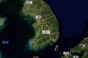 韩国地图