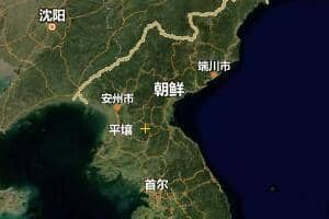 朝鲜地图