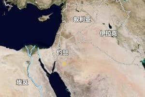 约旦地图