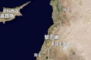 黎巴嫩地图