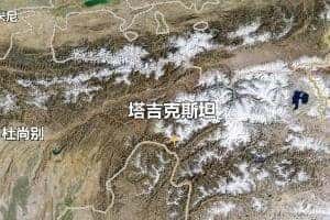 塔吉克斯坦地图