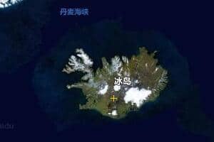 冰岛地图