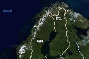 瑞典地图