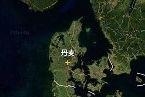 丹麦地图