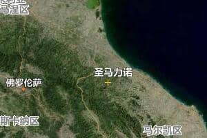 圣马力诺地图