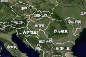 匈牙利地图