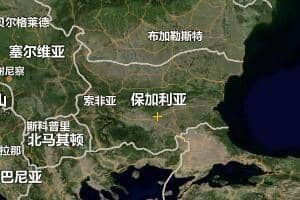 保加利亚地图