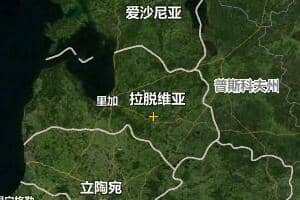 拉脱维亚地图
