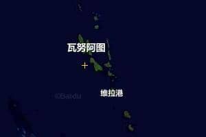 瓦努阿图地图