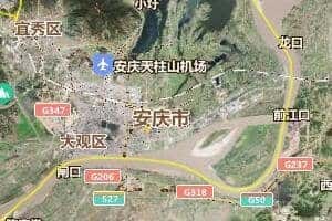 安庆市地图