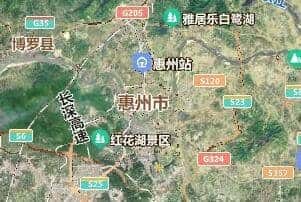 惠州市地图