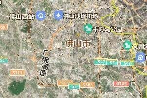 佛山市地图