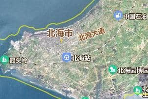 北海市地图