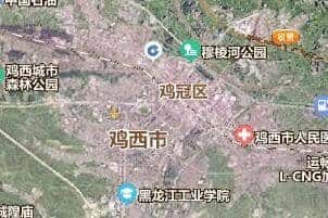 鸡西市地图