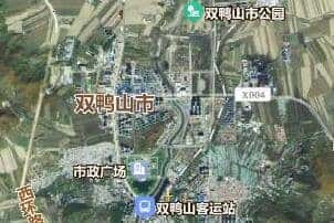双鸭山市地图