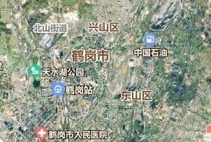 鹤岗市地图