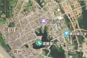 黄冈市地图