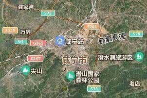 咸宁市地图