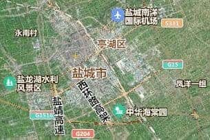 盐城市地图