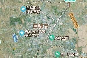 白城市地图