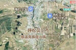 呼伦贝尔市地图