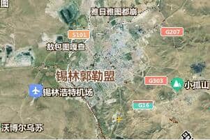 锡林郭勒盟地图