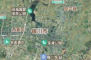 银川市地图