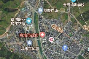 商洛市地图