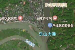 乐山市地图