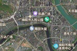 绵阳市地图