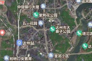 达州市地图