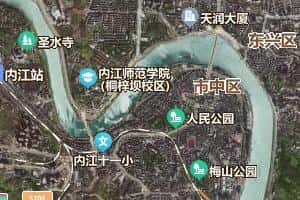 内江市地图