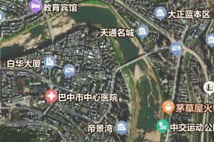 巴中市地图