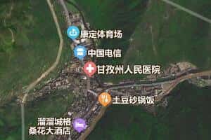 甘孜州地图