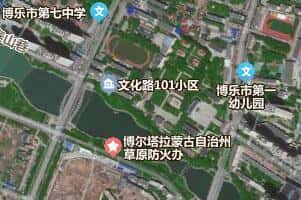 博尔塔拉州地图